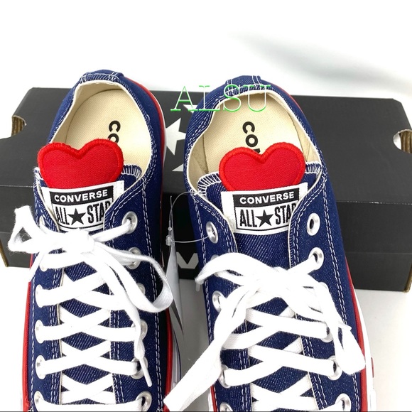 Converse Ctas Canvas Low Top Indigo Blue Women’s - Picture 10 of 14